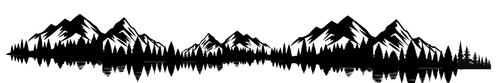 5th Gen 4Runner  Mountain range and lake