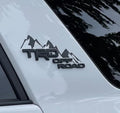 5th Generation 4Runner TRD Off Road Pillar Mountain Decals  *Sold as a Pair*