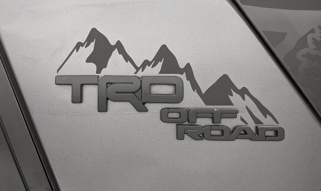5th Generation 4Runner TRD Off Road Pillar Mountain Decals  *Sold as a Pair*