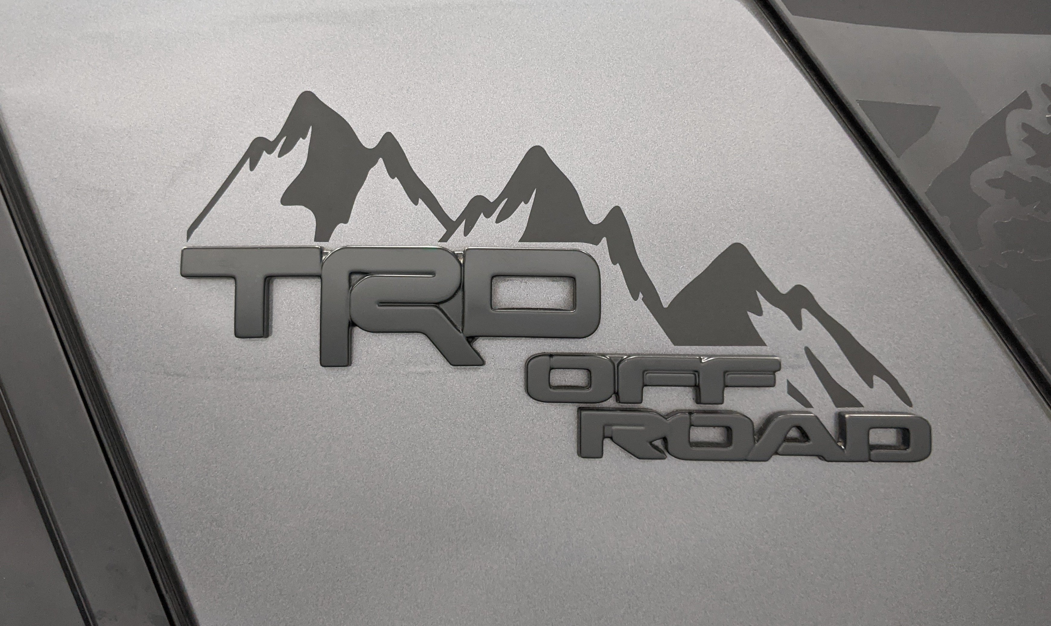 5th Generation 4Runner TRD Off Road Pillar Mountain Decals  *Sold as a Pair*