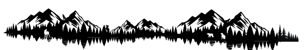 5th Gen 4Runner  Mountain range and lake