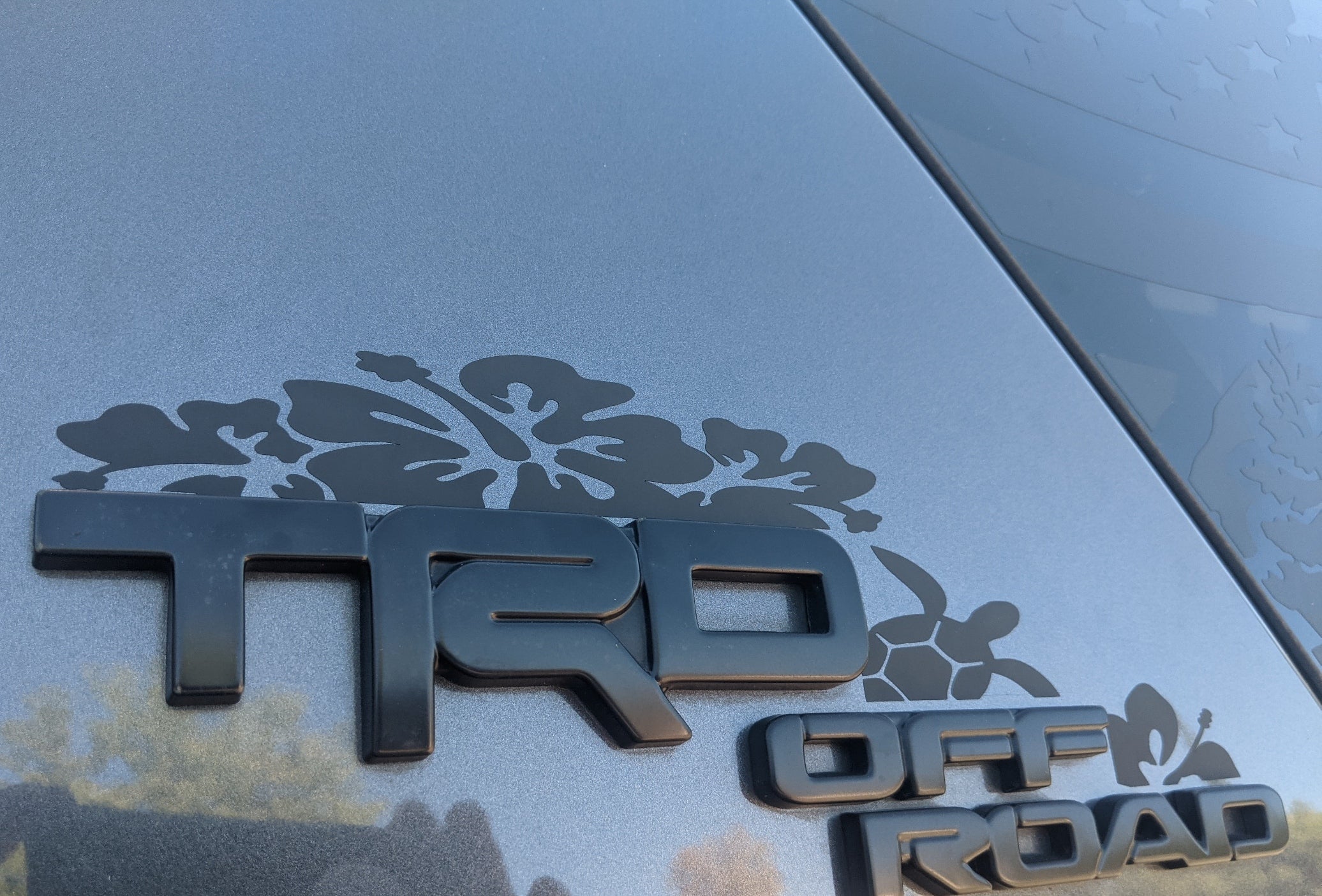 5th Generation 4Runner TRD Off Road Pillar Mountain Decals Matte Black *Sold as a Pair*