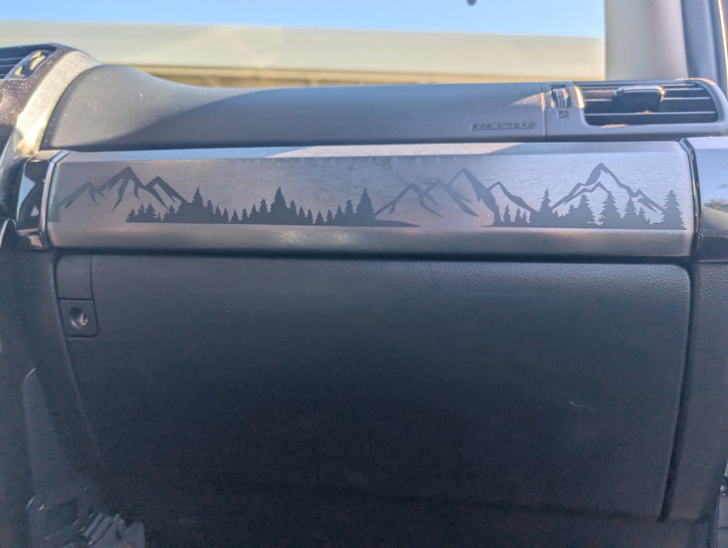 5th Gen 4Runner Mountains and Forest Dashboard Decal