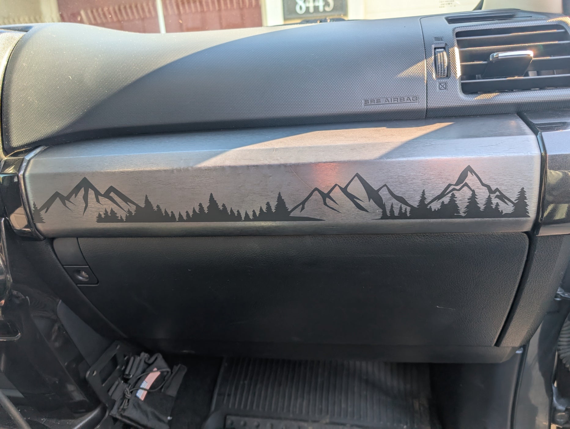 5th Gen 4Runner Mountains and Forest Dashboard Decal