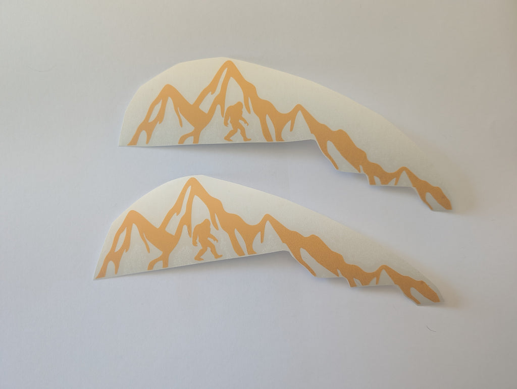 5th Generation 4Runner TRD Off Road Pillar Mountain and Big Foot Decals  *Sold as a Pair*