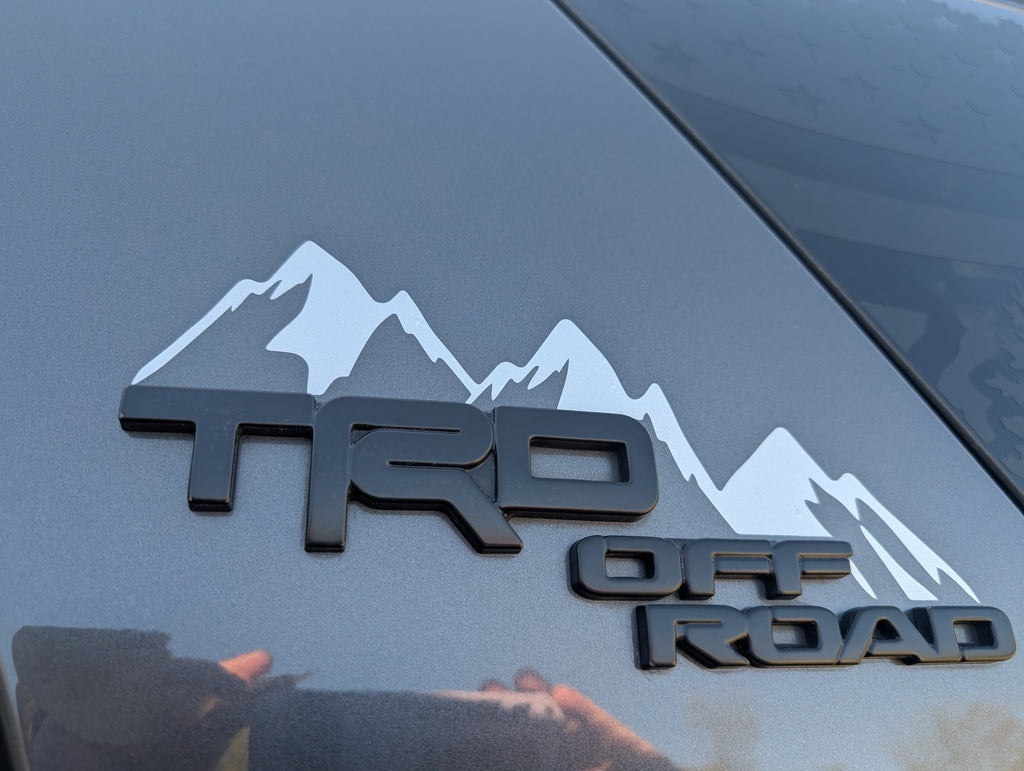 5th Generation 4Runner TRD Off Road Pillar Mountain Decals  *Sold as a Pair*