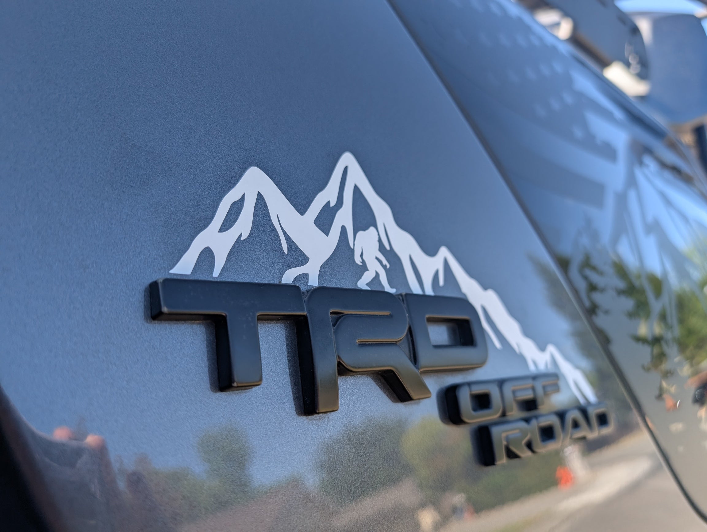 5th Generation 4Runner TRD Off Road Pillar Mountain and Big Foot Decals  *Sold as a Pair*