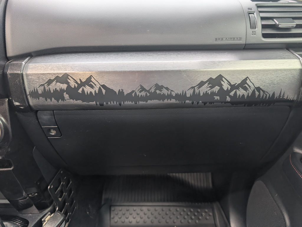 5th Gen 4Runner  Mountain range and lake