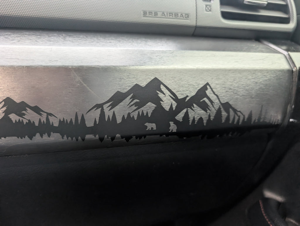 5th Gen 4Runner  Mountain range and lake