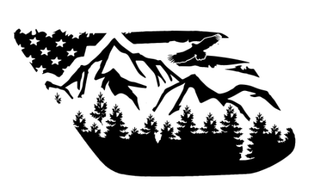 Fits 2010-2024 Toyota 4RUNNER Rear Side Window Decal Sticker