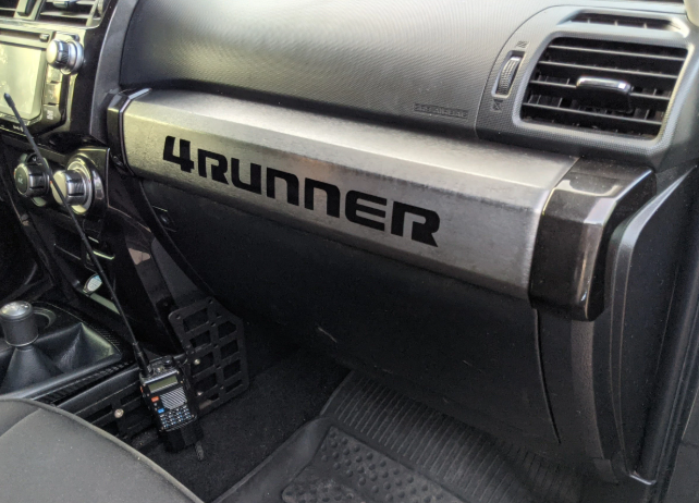 5th Gen 4Runner Dashboard Decal