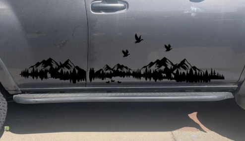 Mountains, Lake, Nature and Ducks
