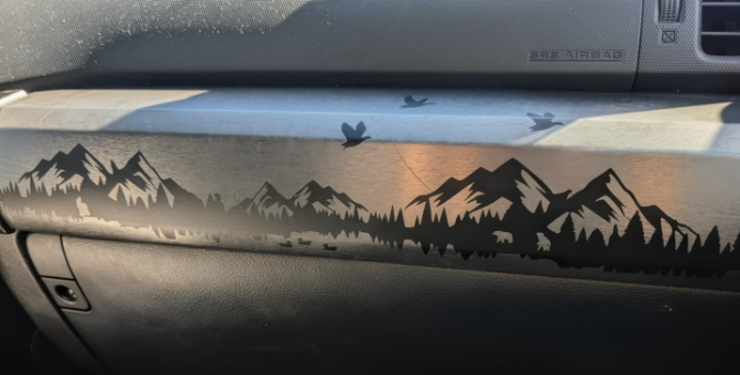5th Gen 4Runner  Mountain range and lake
