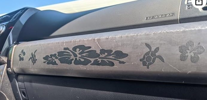 5th Generation 4Runner TRD Off Road Pillar Mountain Decals Matte Black *Sold as a Pair*