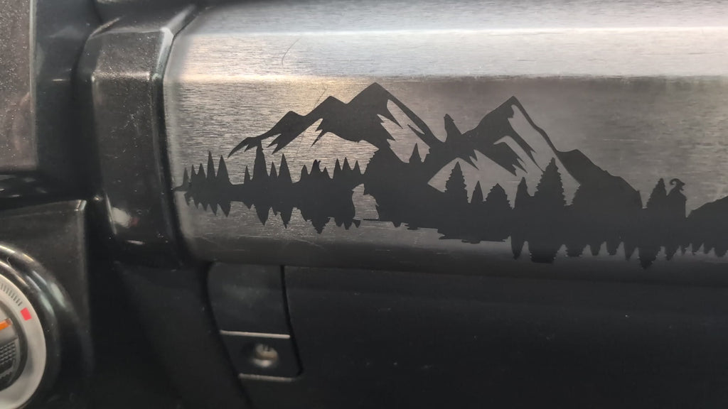 5th Gen 4Runner  Mountain range and lake
